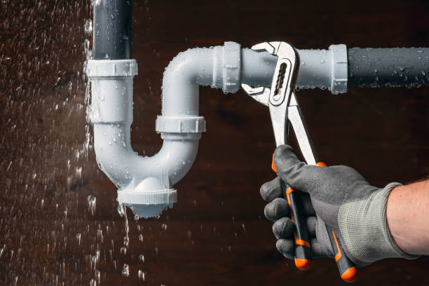 Professional Emergency Plumber technician working in Central Village, CT
